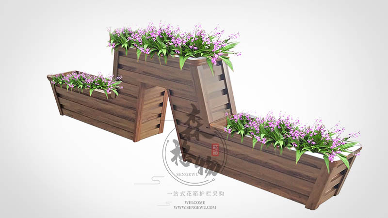 撫州仿木紋道路鋁合金花組合箱